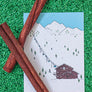 holiday Christmas wildflower seed paper card for mental health